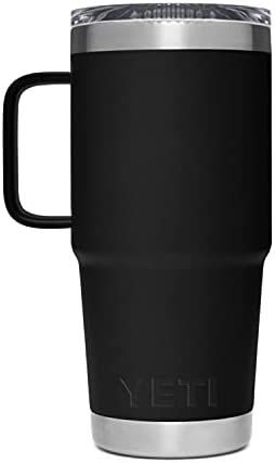 YETI Rambler 20 oz Travel Mug, Stainless Steel, Vacuum Insulated with Stronghold Lid, Black - Image 5