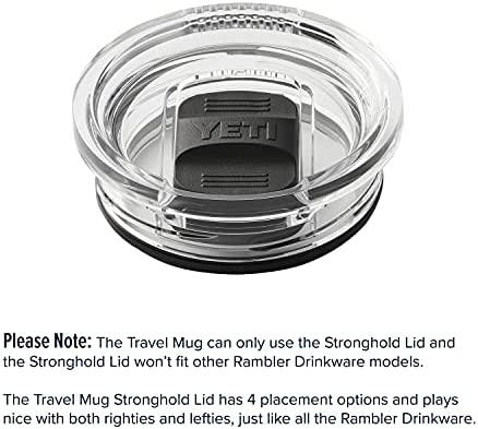 YETI Rambler 20 oz Travel Mug, Stainless Steel, Vacuum Insulated with Stronghold Lid, Black - Image 7
